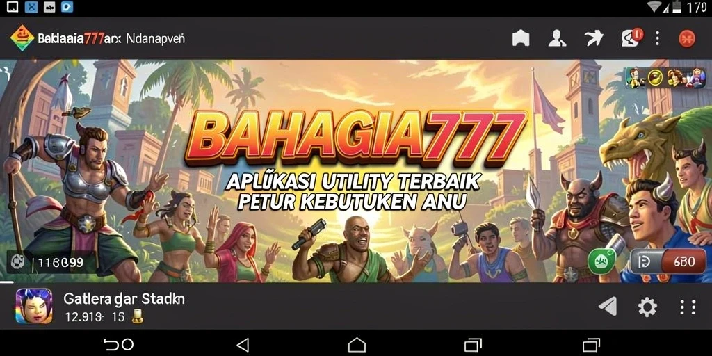 Antarmuka intuitif BAHAGIA777 untuk manajemen tugas.