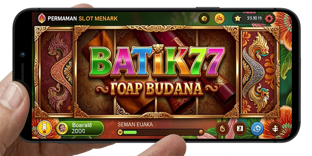 Tampilan gameplay <strong>BATIK77</strong> yang menawan dan menyenangkan.