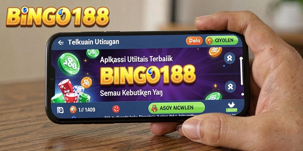 Screenshot BINGO188 menunjukkan tampilan antarmuka yang sederhana dan fungsional.