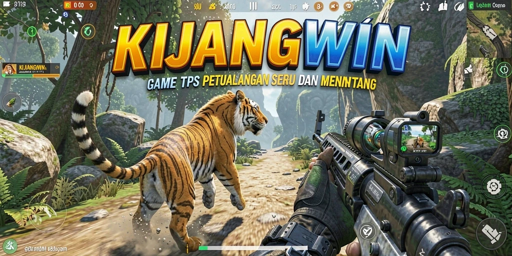 Tampilan menakjubkan dalam gameplay KIJANGWIN di mode TPS.
