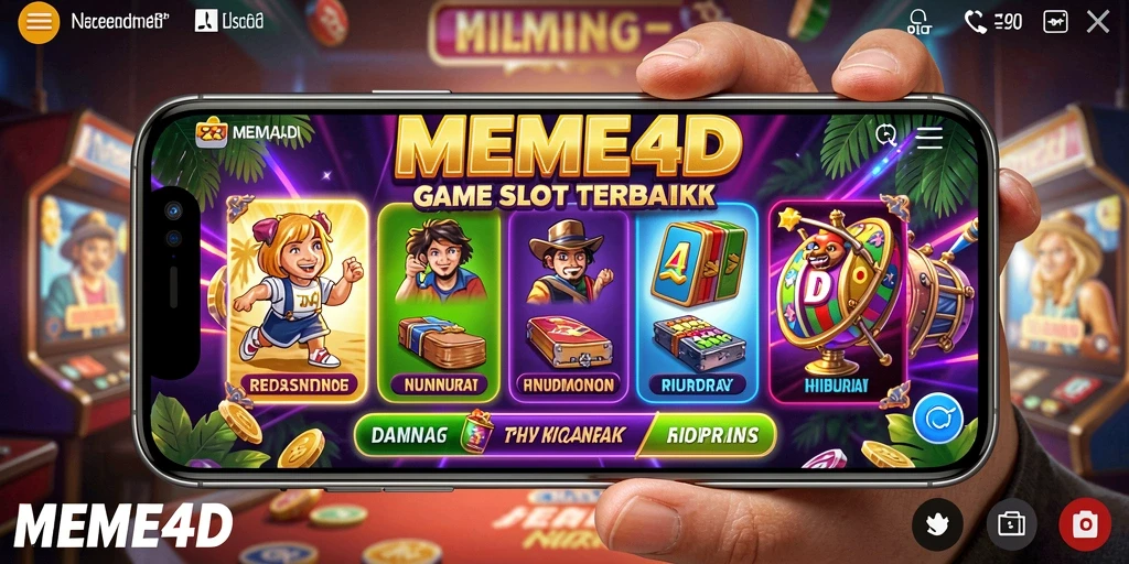 Tampilan menawan dari gameplay Slot di MEME4D.
