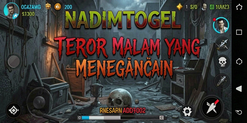 Gameplay <strong>NADIMTOGEL</strong> yang menakutkan dan penuh ketegangan.