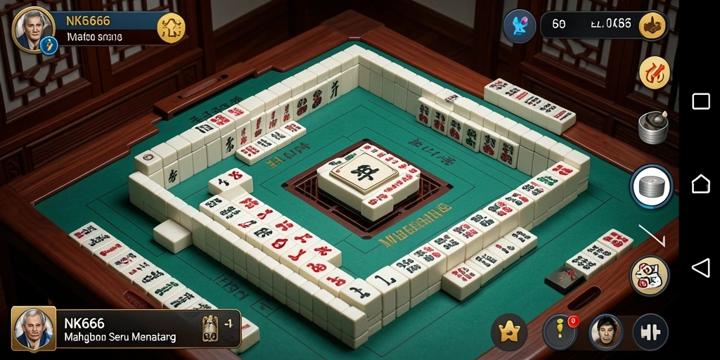 Gameplay Mahjong yang menarik dan menantang di NK666.