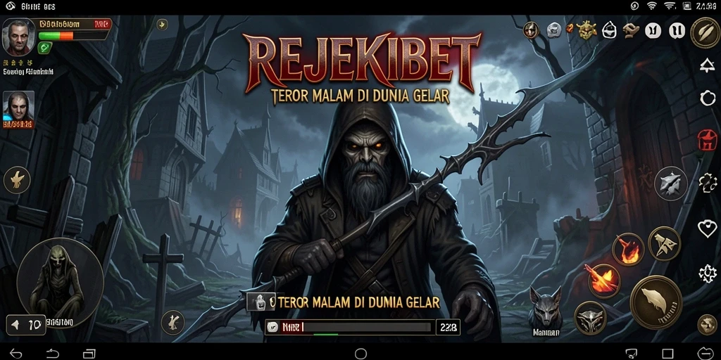 Menampilkan gameplay yang menegangkan di dunia kegelapan.