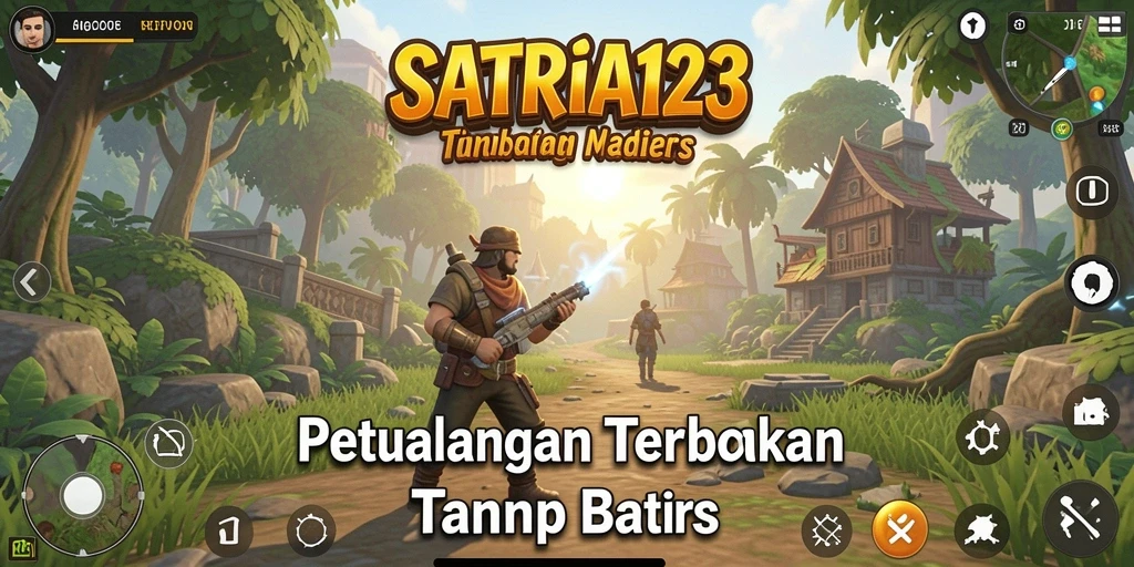 Tangkapan layar SATRIA123 menampilkan petualangan di dunia terbuka yang mendebarkan.